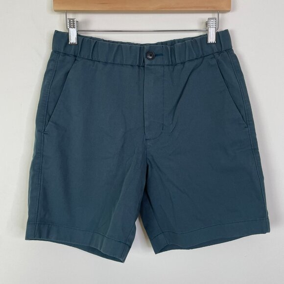 NWT‎ Everlane The Pull-On Performance Chino Short Small Kingfisher Blue Mens - Picture 4 of 9